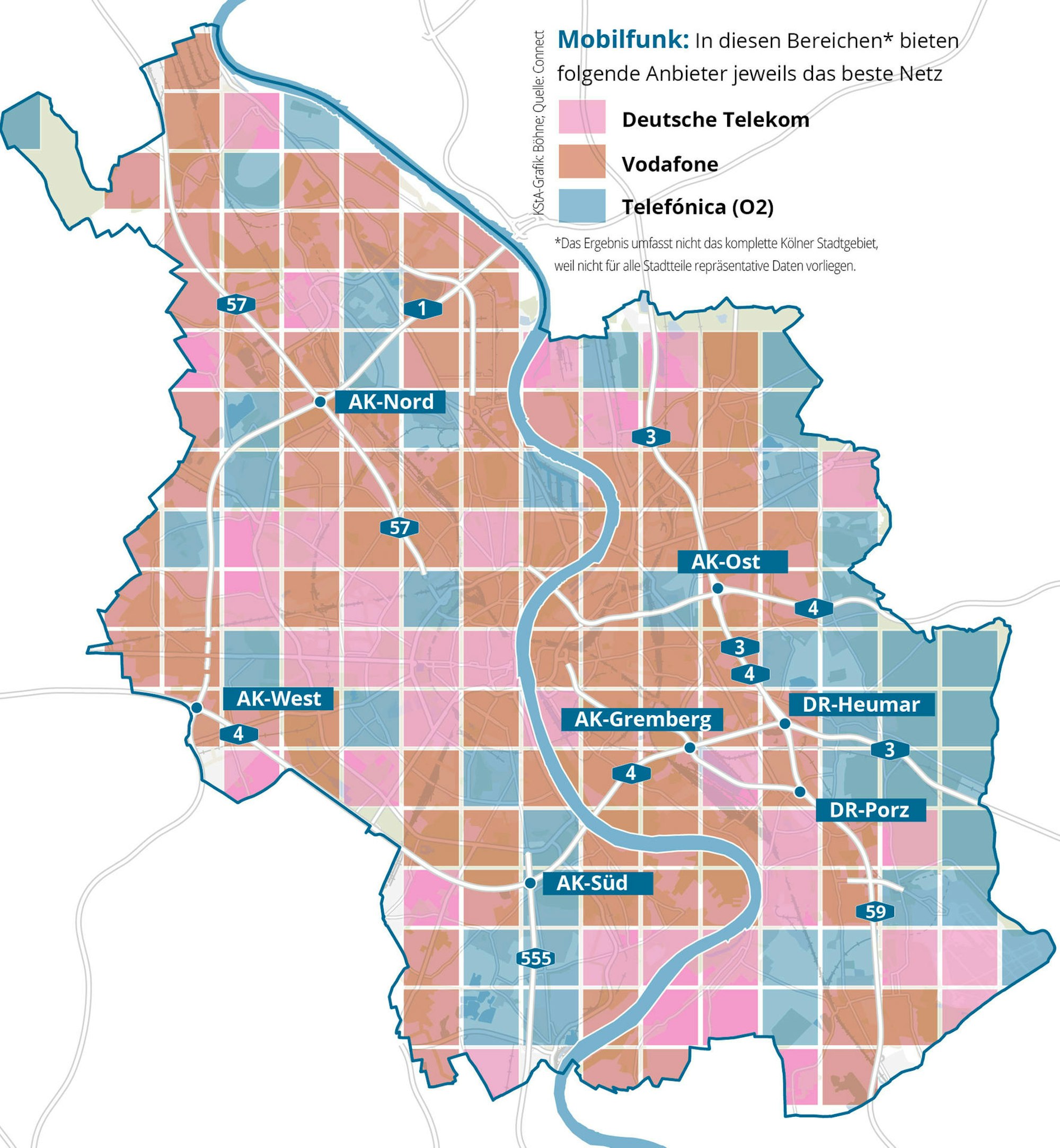 Köln Mobilfunktest Connect 2020
