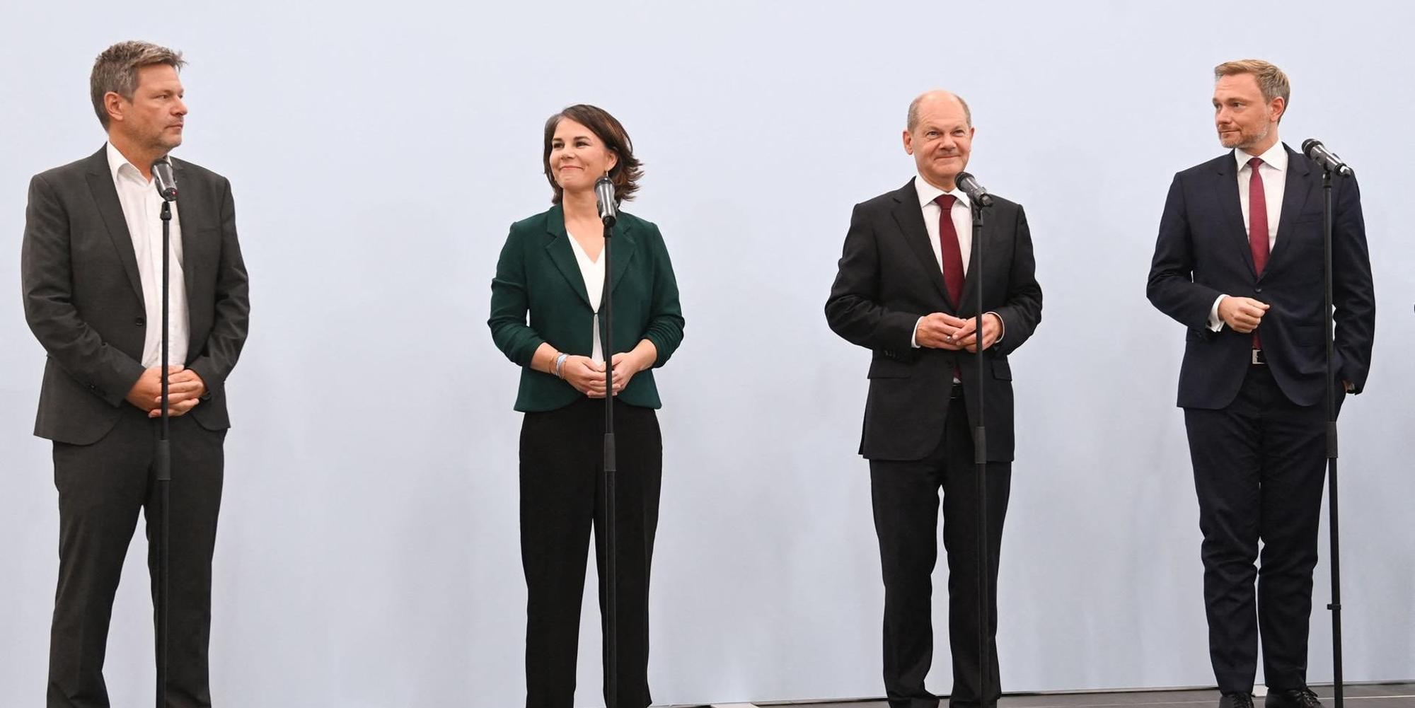Habeck Baerbock Scholz Lindner