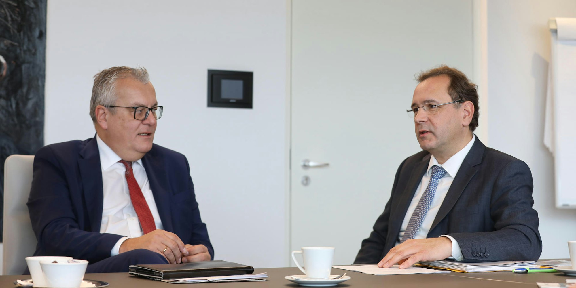 Dieter Steinkamp, Gerald Linke (rechts)