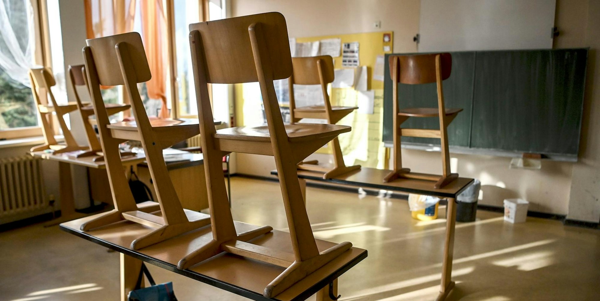 Leeres Klassenzimmer