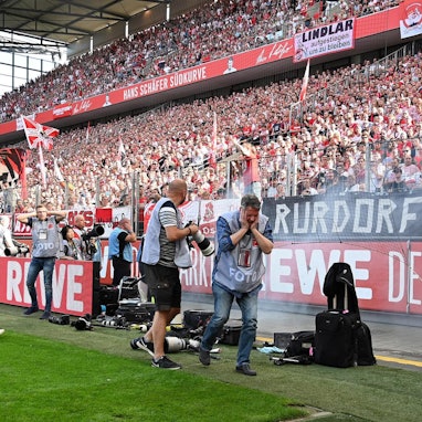 1. FC Köln: Böller-Attacke