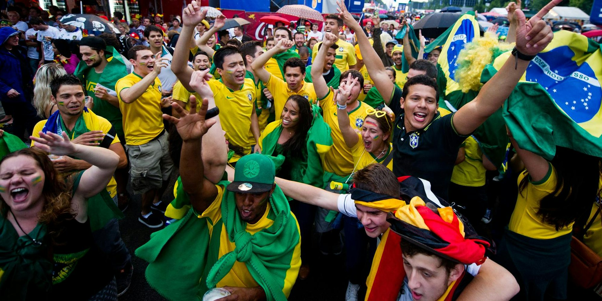 Brasilien Public Viewing