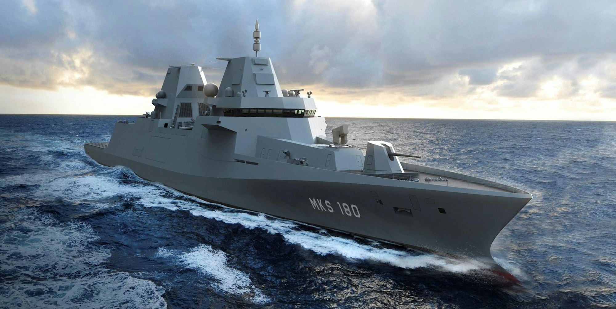 MKS 180 Kriegsschiff