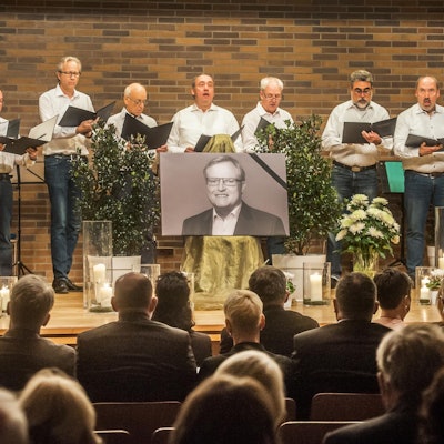 Trauerfeier Stefan Caplan Chor