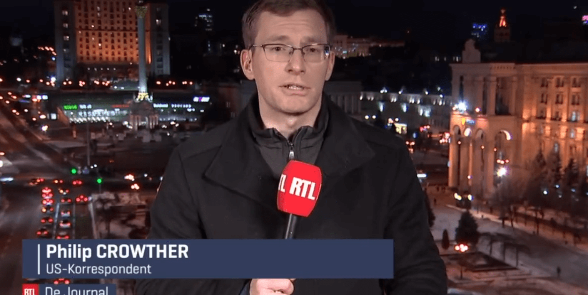 Reporter Philip Crowther