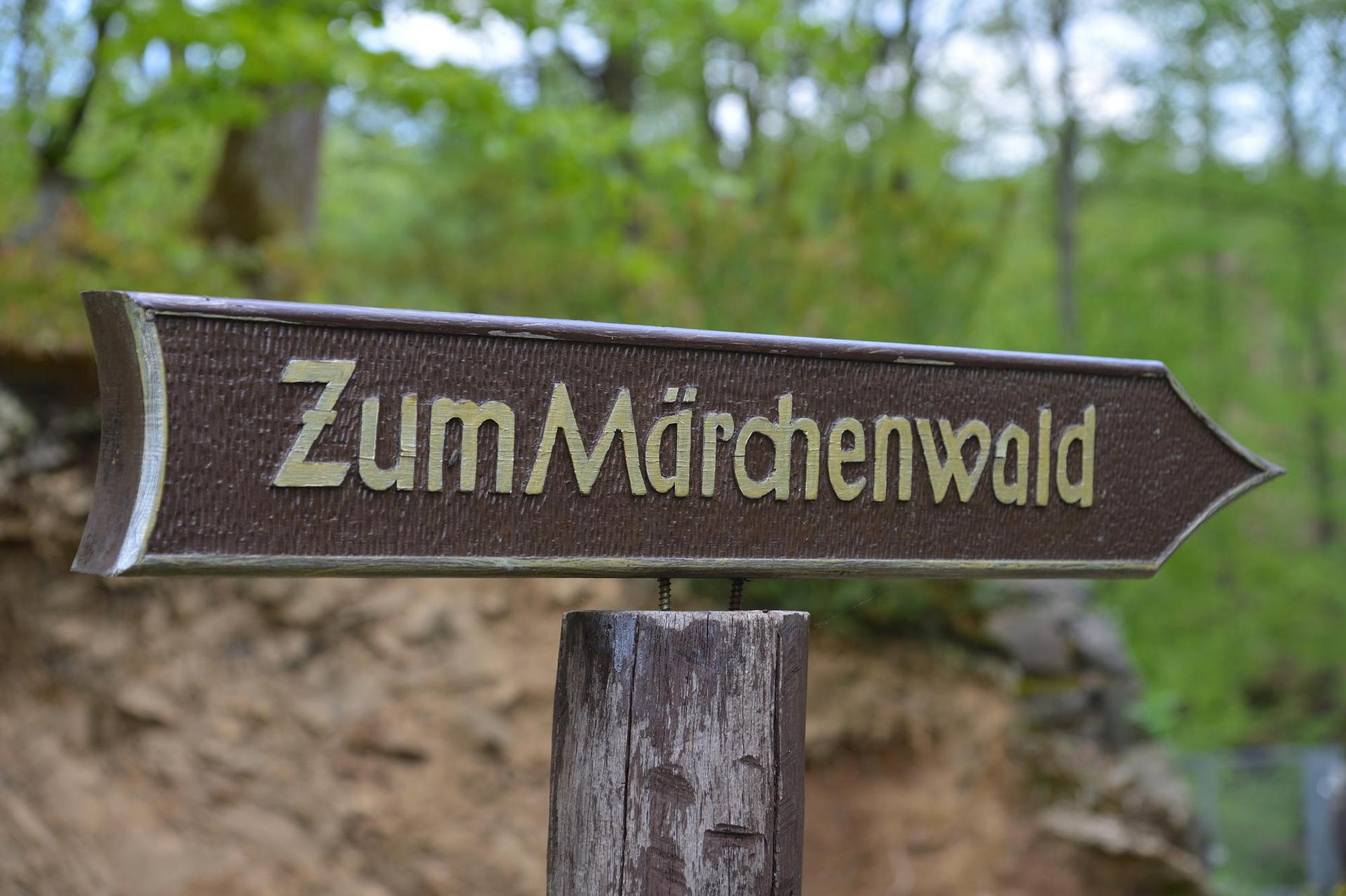 Märchenwald schild