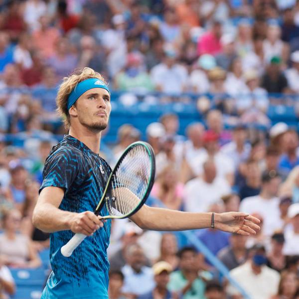 Zverev in blau