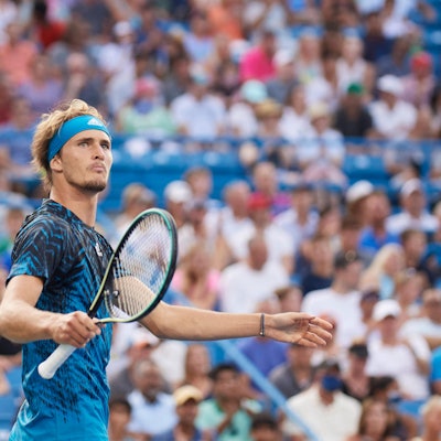 Zverev in blau