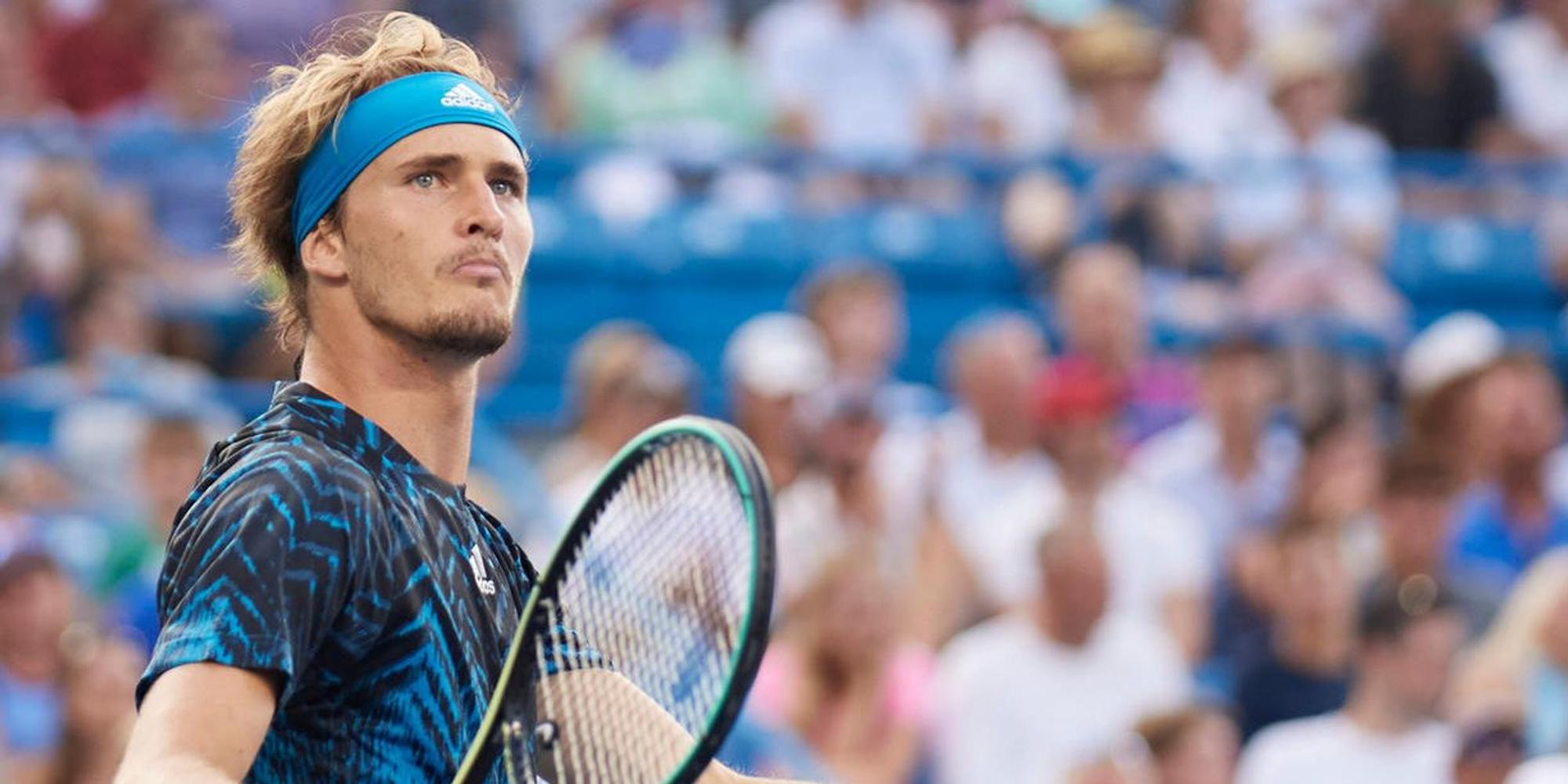 Zverev in blau