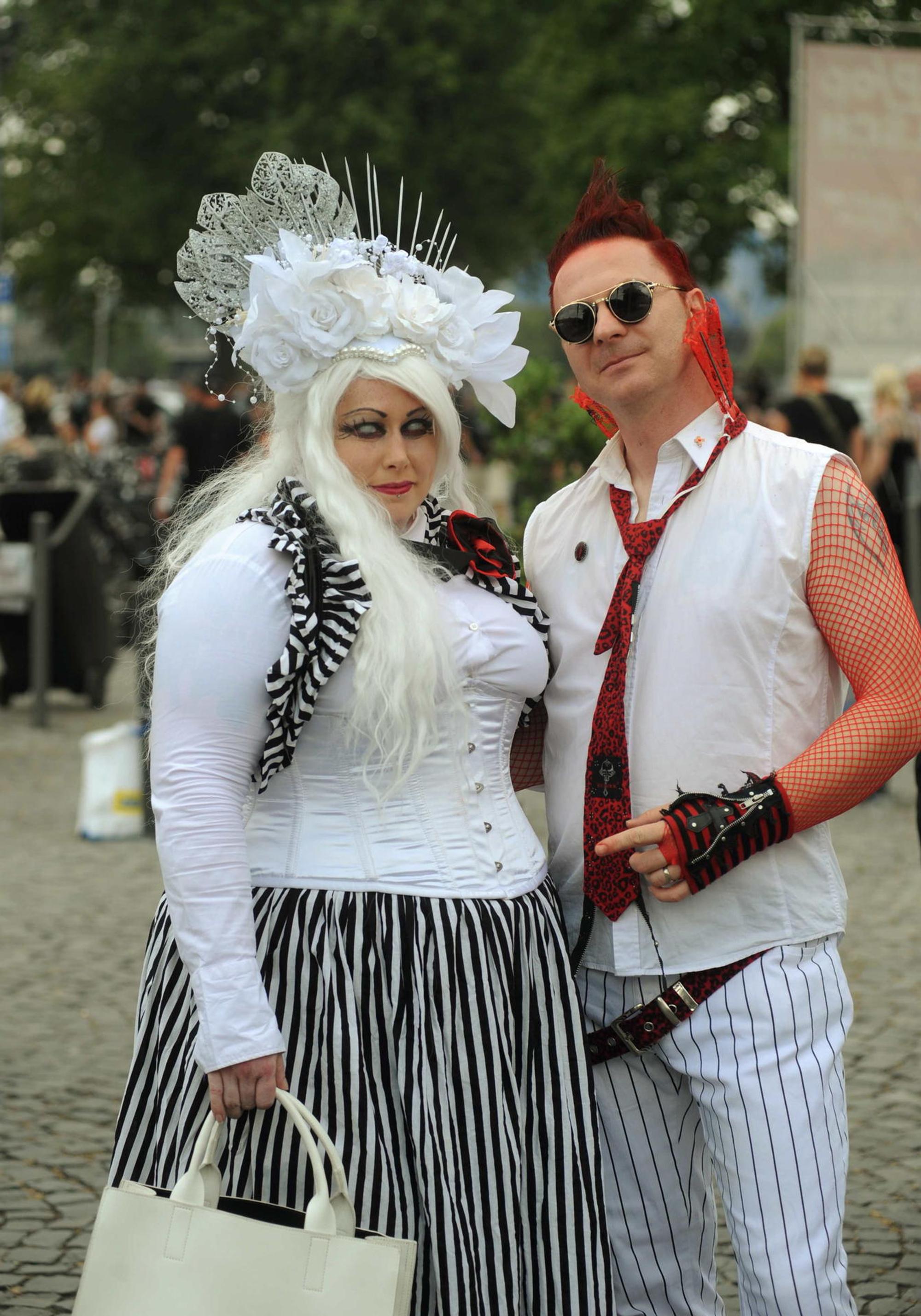 Weiß auf dem Amphifestival