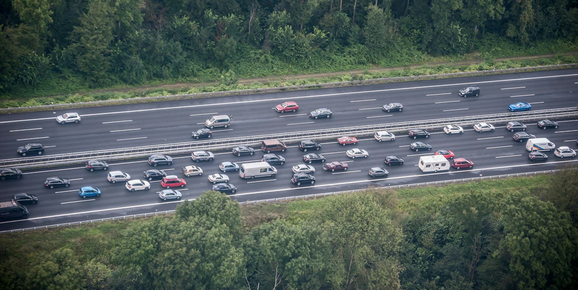 Autobahn 3 Leverkusen Luftbild