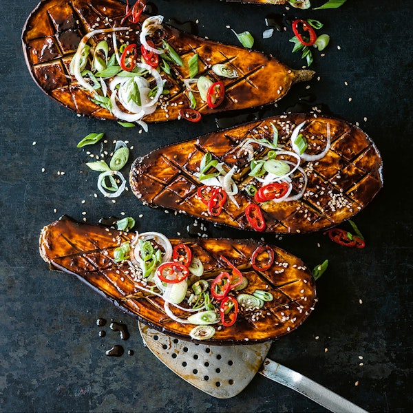 Rezept_fuer_geroestete auberginen