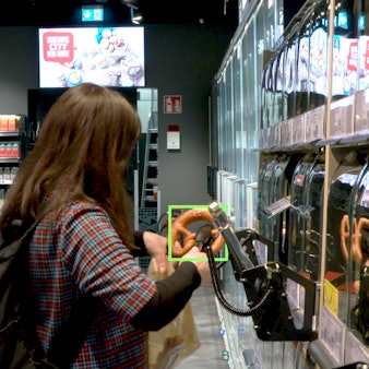 Das System erkennt die Mitnahme von Produkten