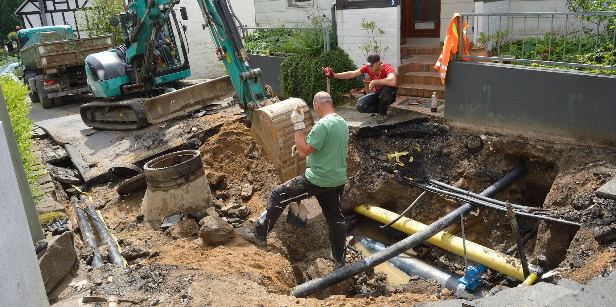 Wasserrohrbruch julweg 3