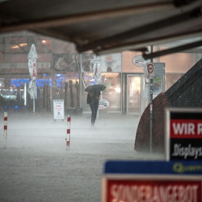 Sturm Starkregen Leverkusen