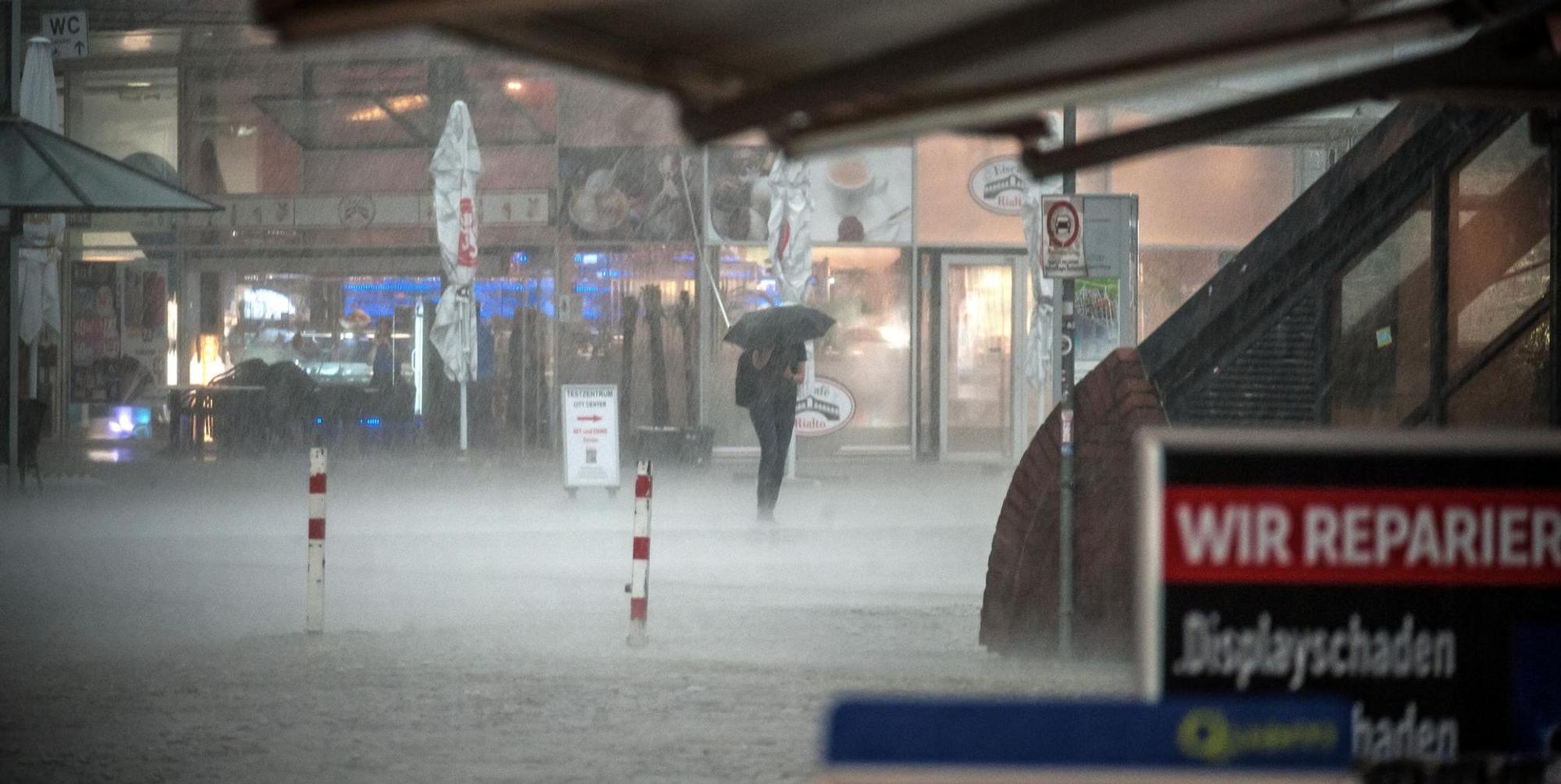 Sturm Starkregen Leverkusen