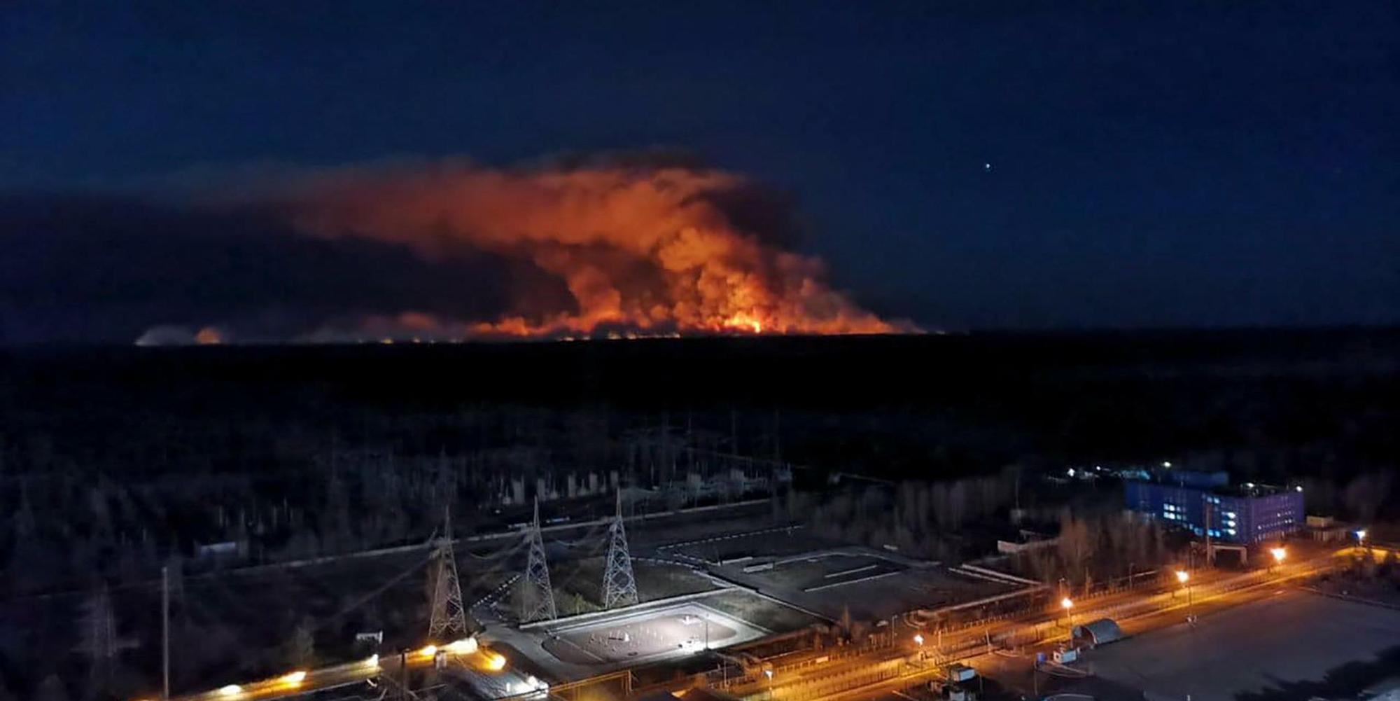 Tschernobyl Feuer