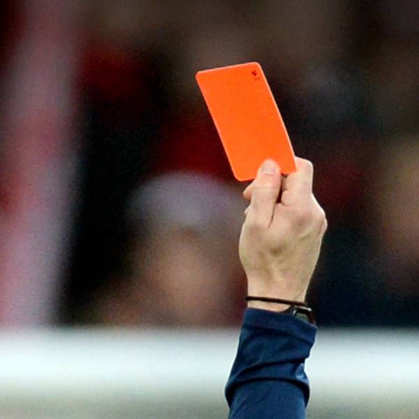 Rote Karte Fußball