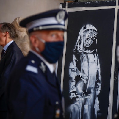 Banksy-Tür Rückgabe