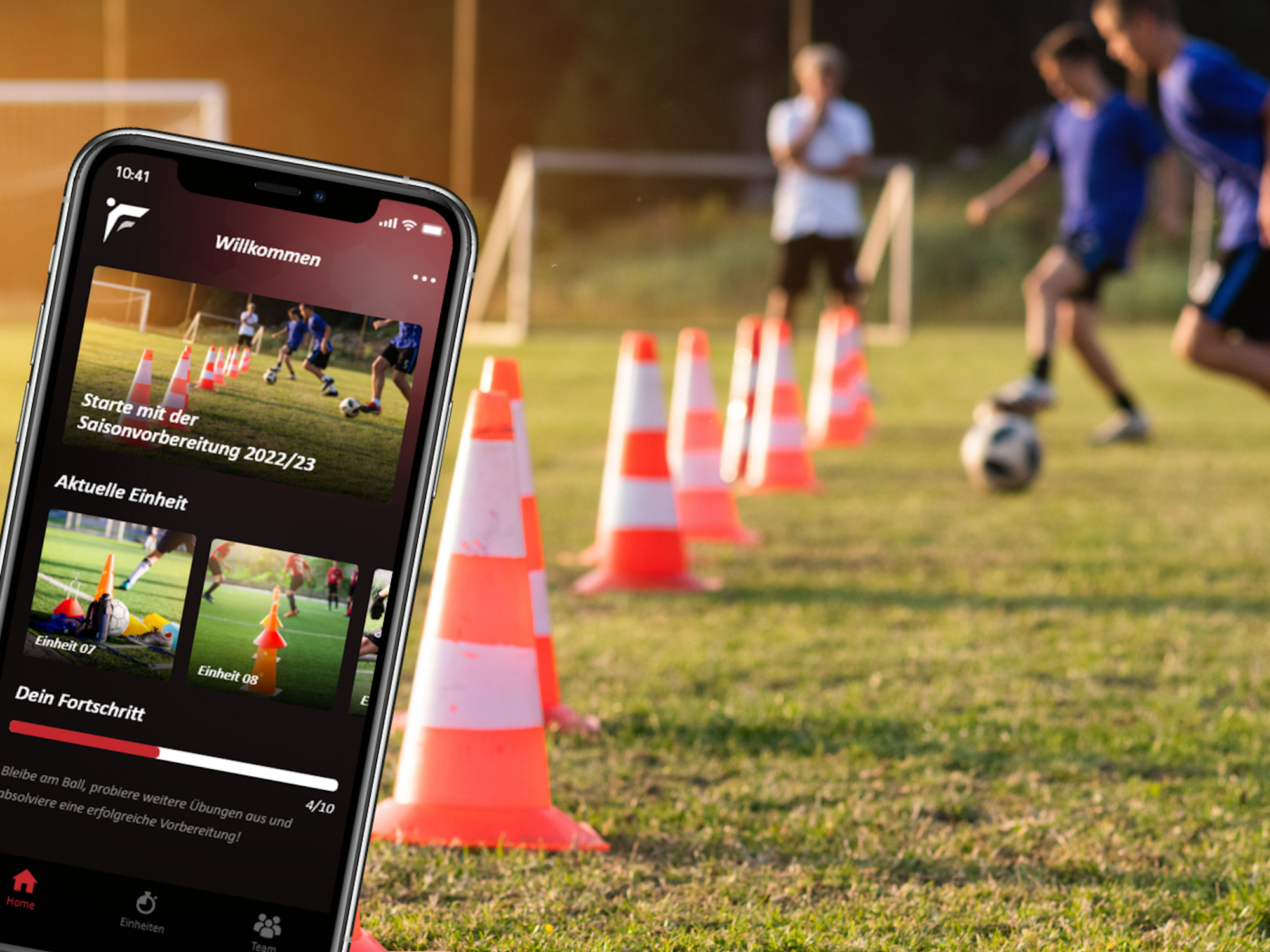 Fussballetics-Übung