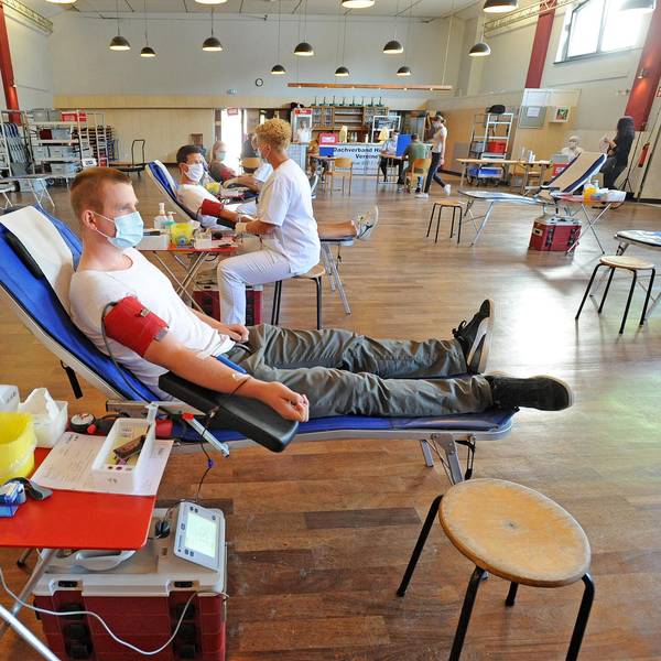 Blutspende in Leverkusen