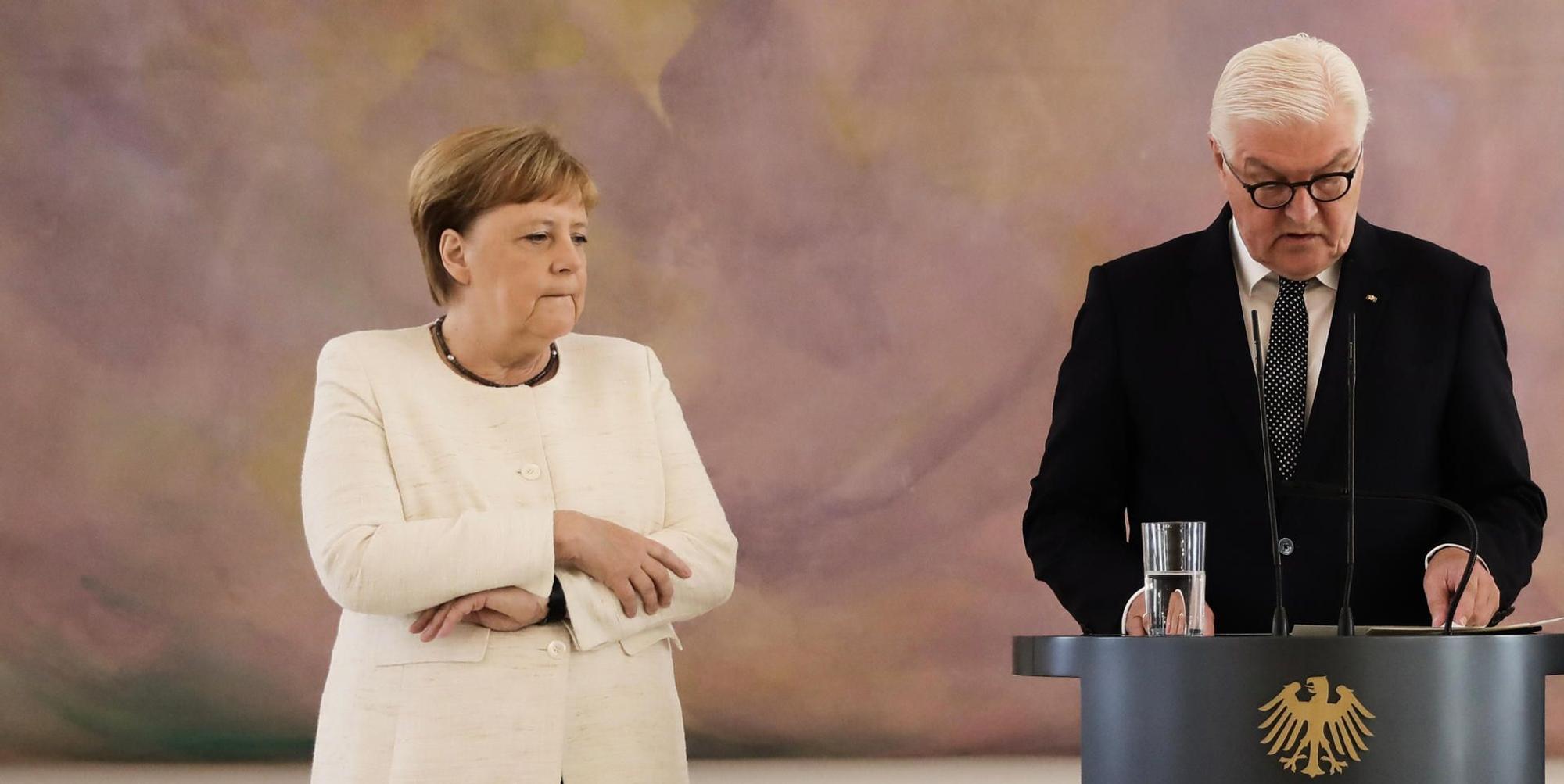 Merkel zittert