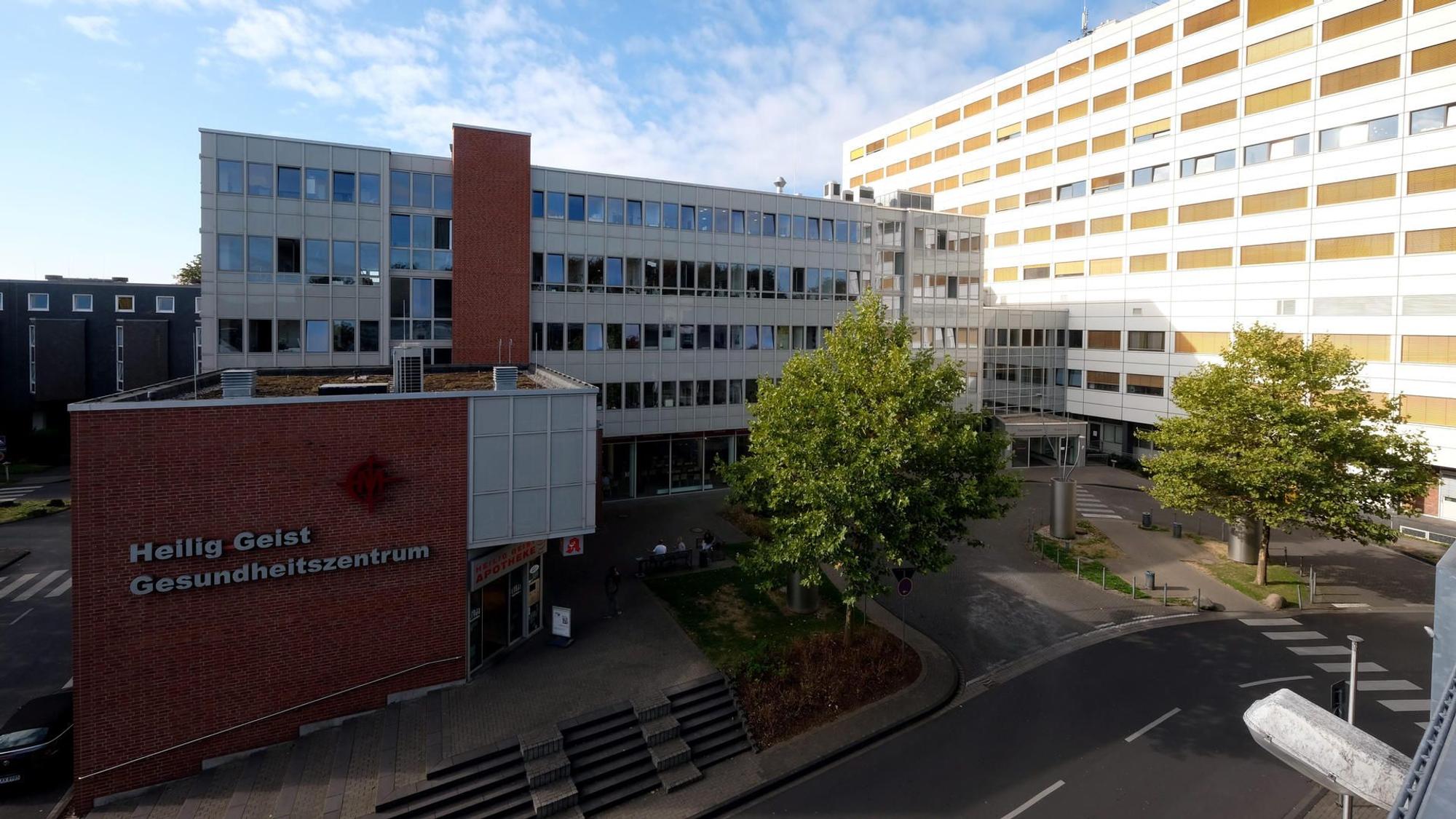 Eine Luftaufnahme des Heilig-Geist-Krankenhauses.