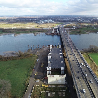 Luftbilder Rheinbrücke Leverkusen2