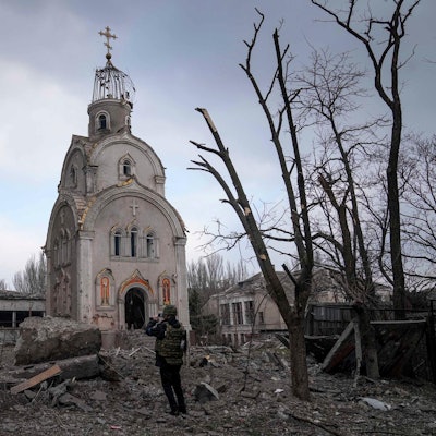 Mariupol Zerstörung Kirche