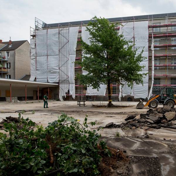Heliosschule im Bau