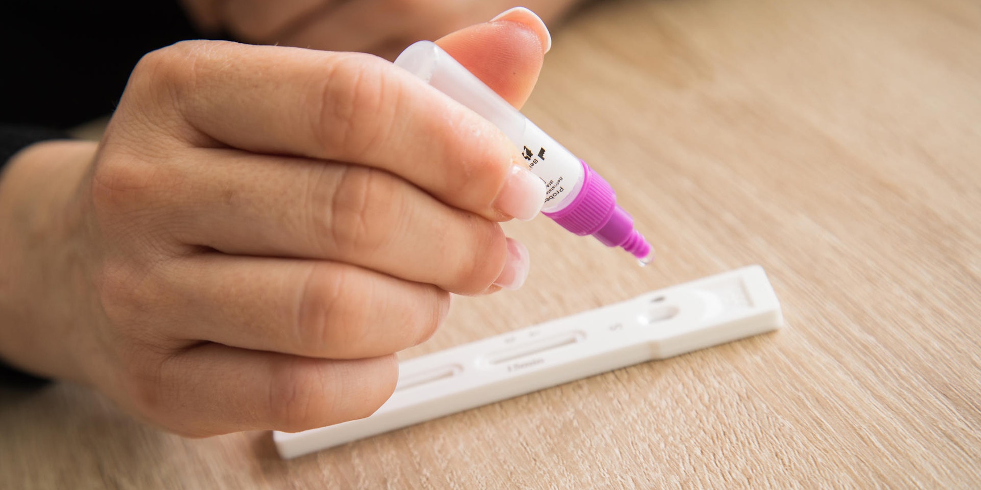 Antigen-Schnelltest dpa