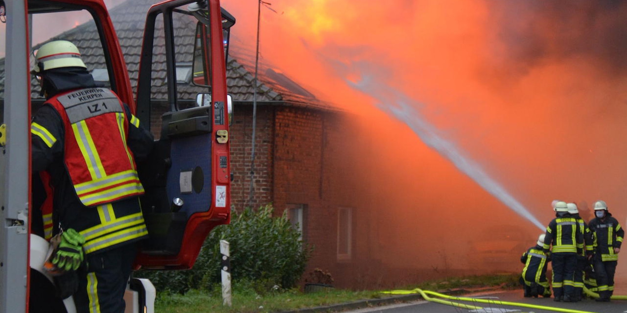 Kerpen Doppelhaus Brand