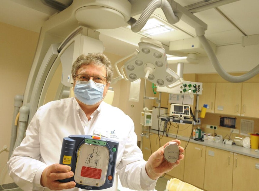 Peter Schwimmbeck vom Klinikum Leverkusen Bei Herzstillstand bleiben