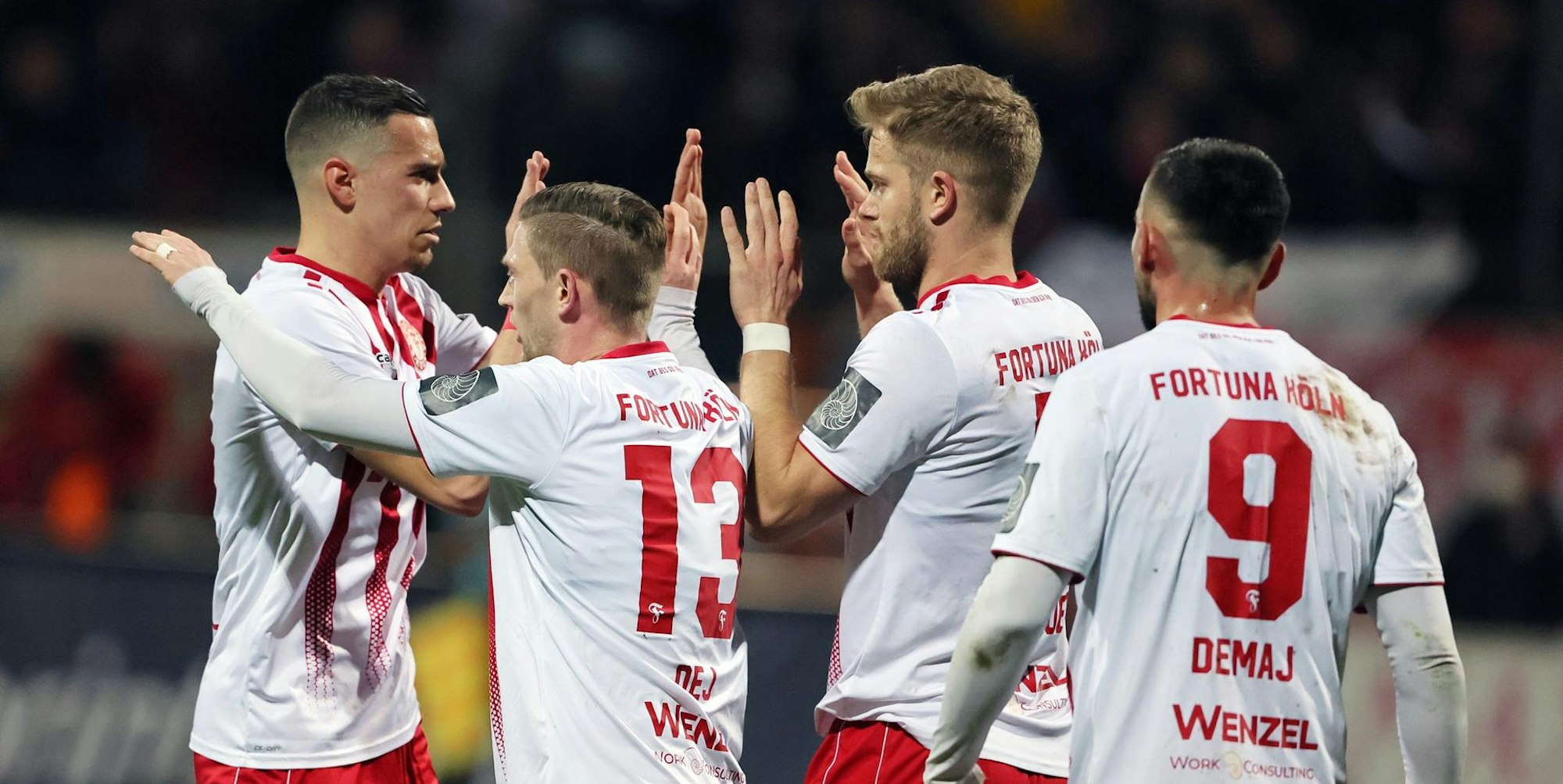 Jubel nach dem Ausgleich