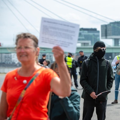 Köln Demo Corona Mai