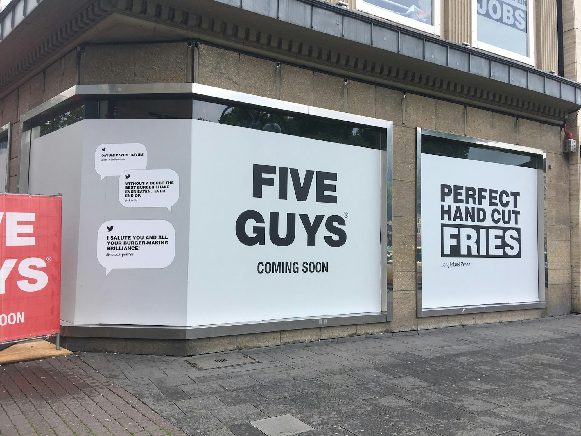 five guys coming soon