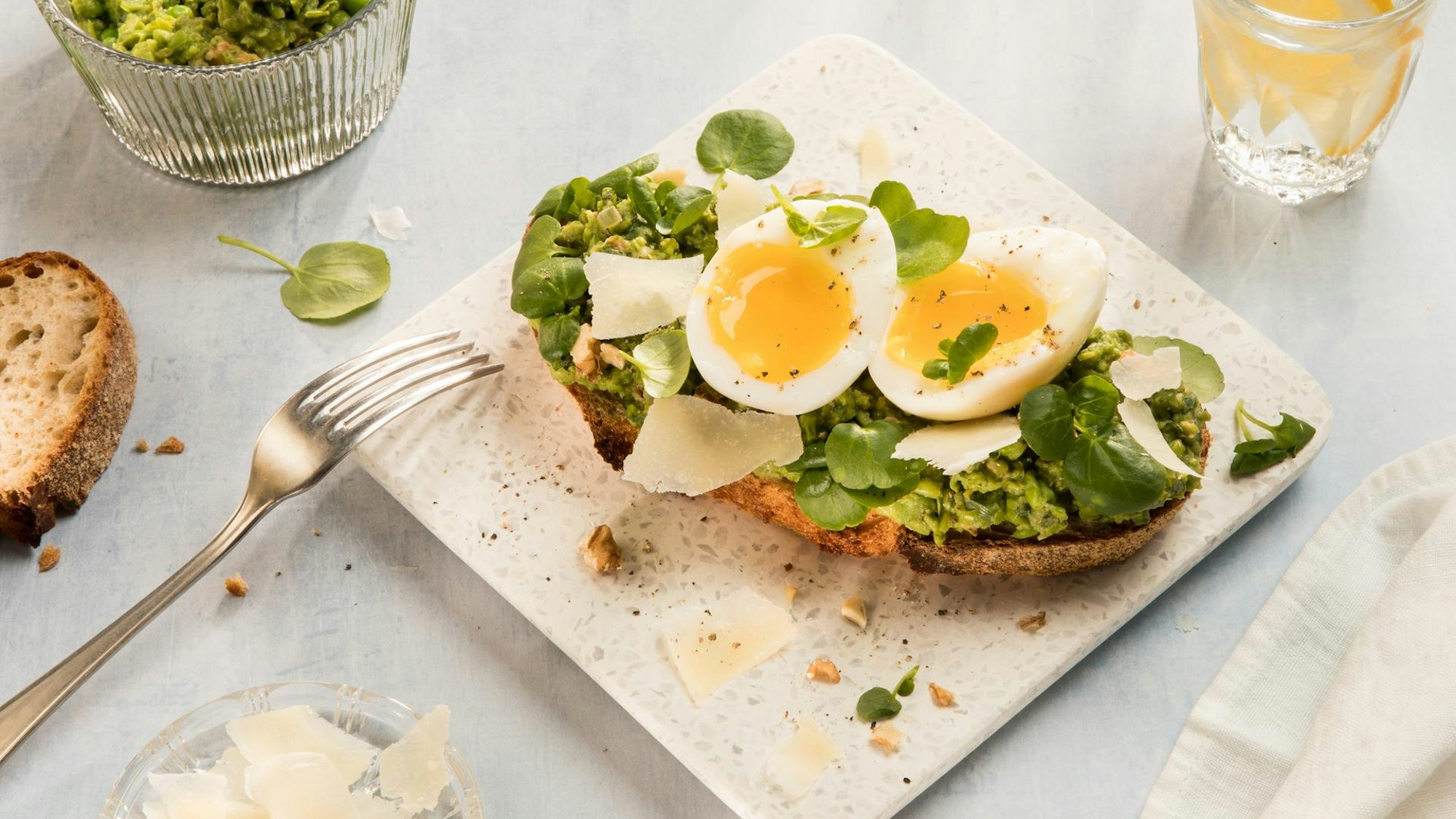 Erbsenstampf mit Minze