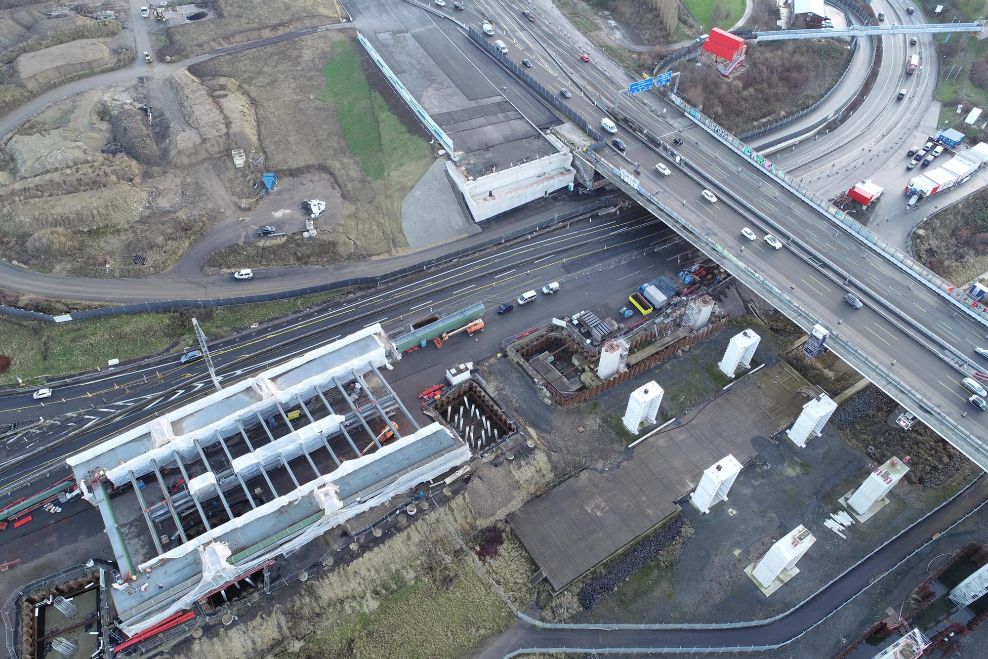 Luftbilder Rheinbrücke Leverkusen3