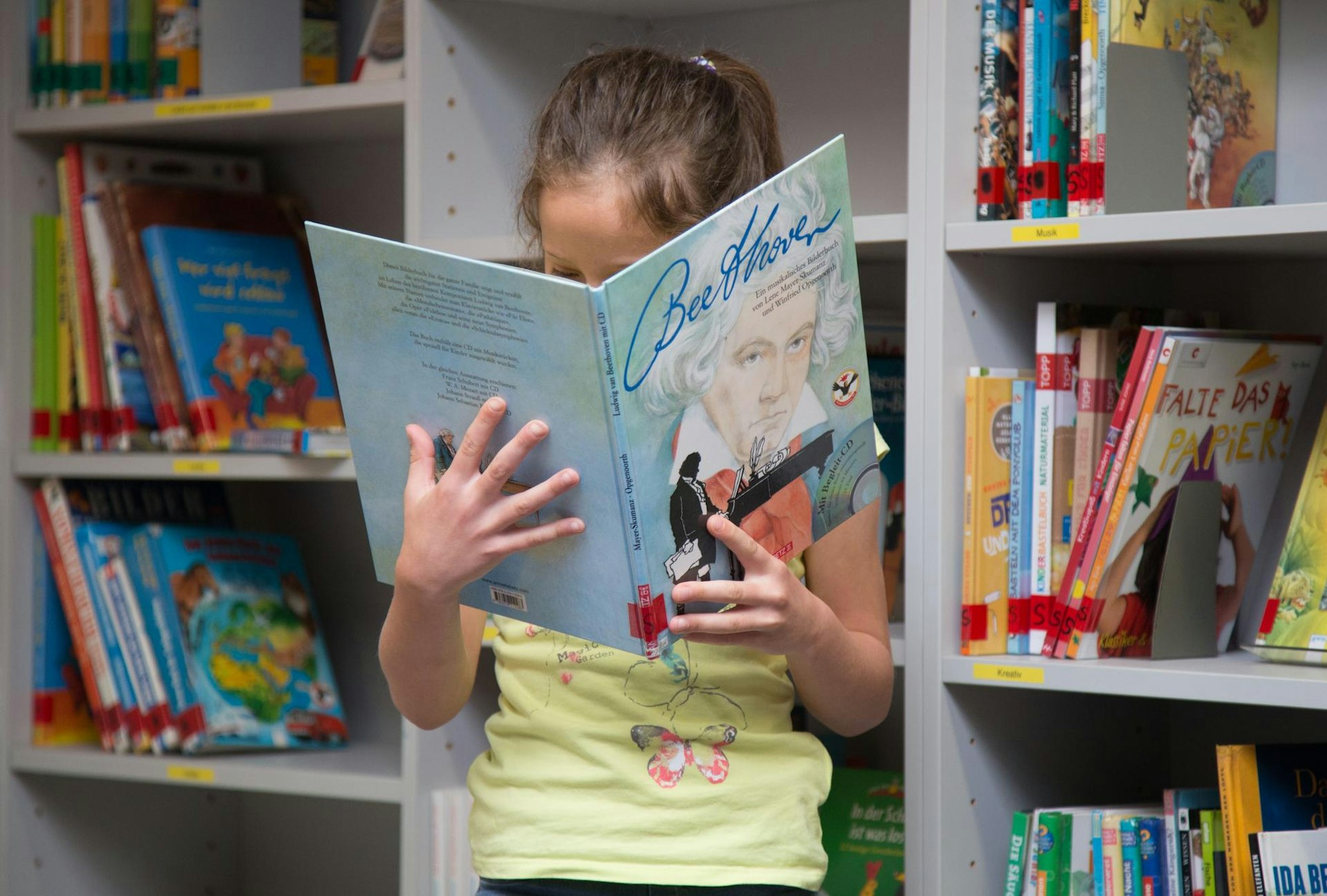 Buch Kind Lesen Bibliothek Symbol