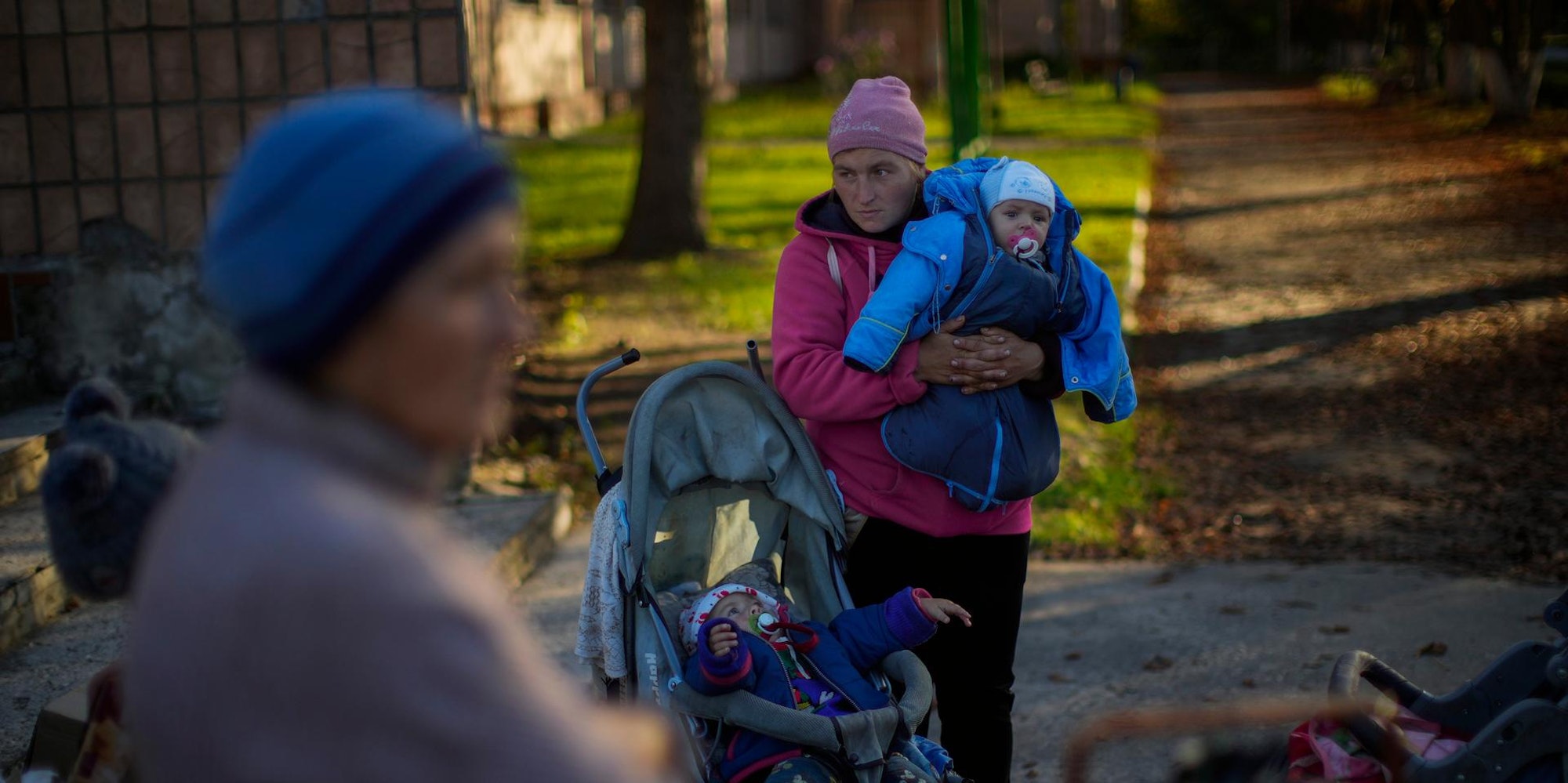 Kinder Ukraine Spielplatz