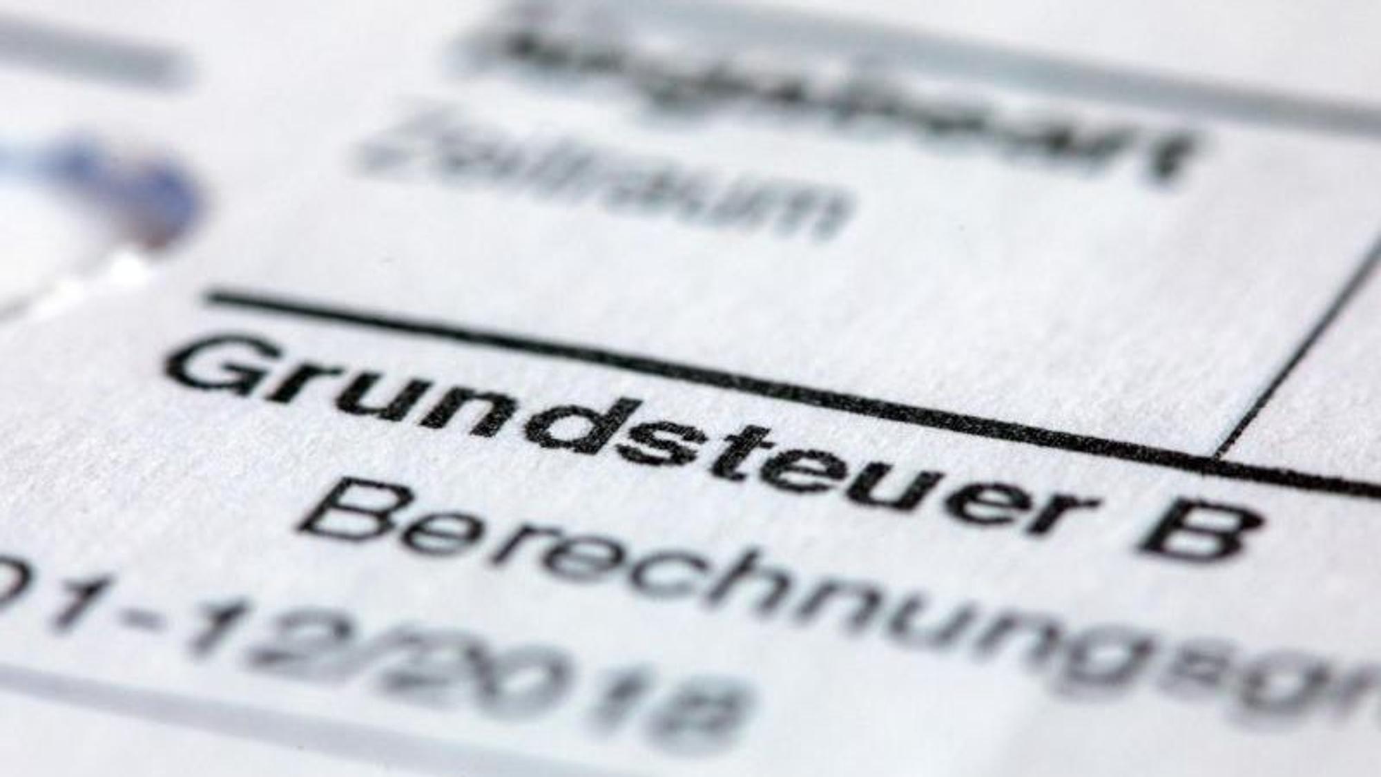 Ausschnitt des Schreibens zur Berechnung der Grundsteuer-Erklärung.