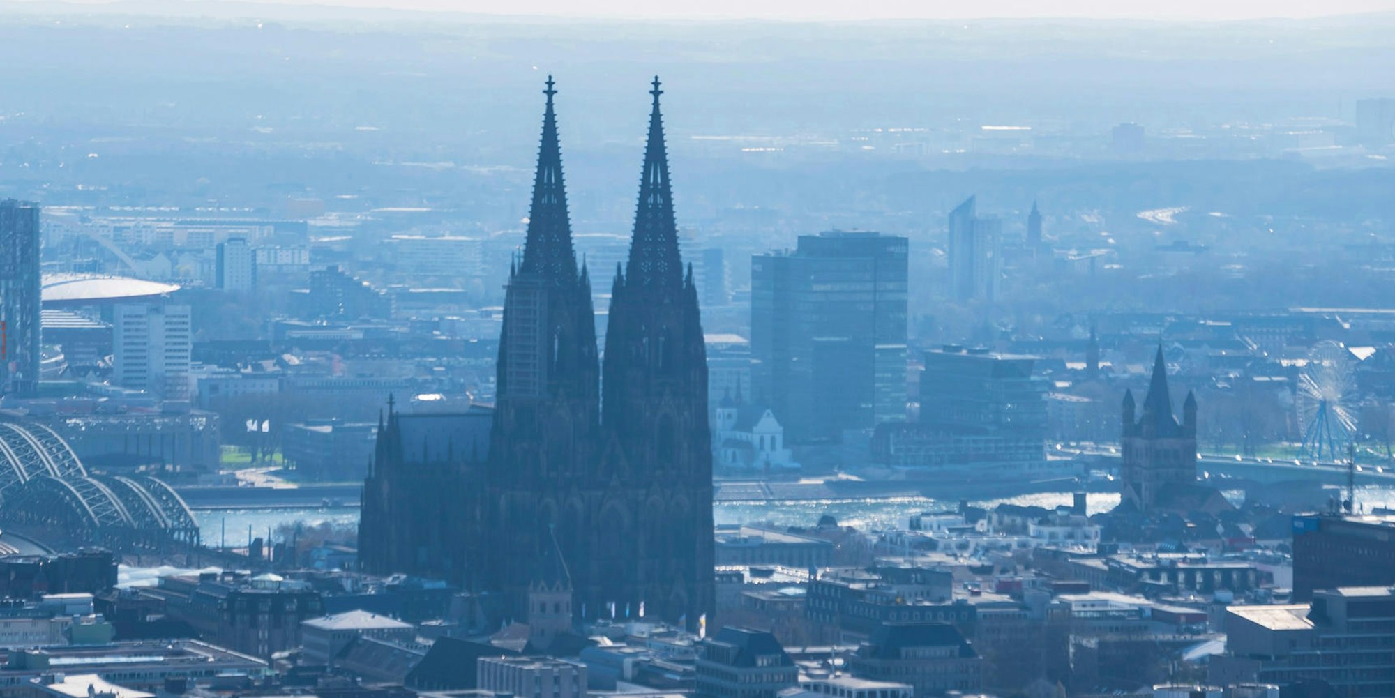 Kölner Dom Luftbild 190220