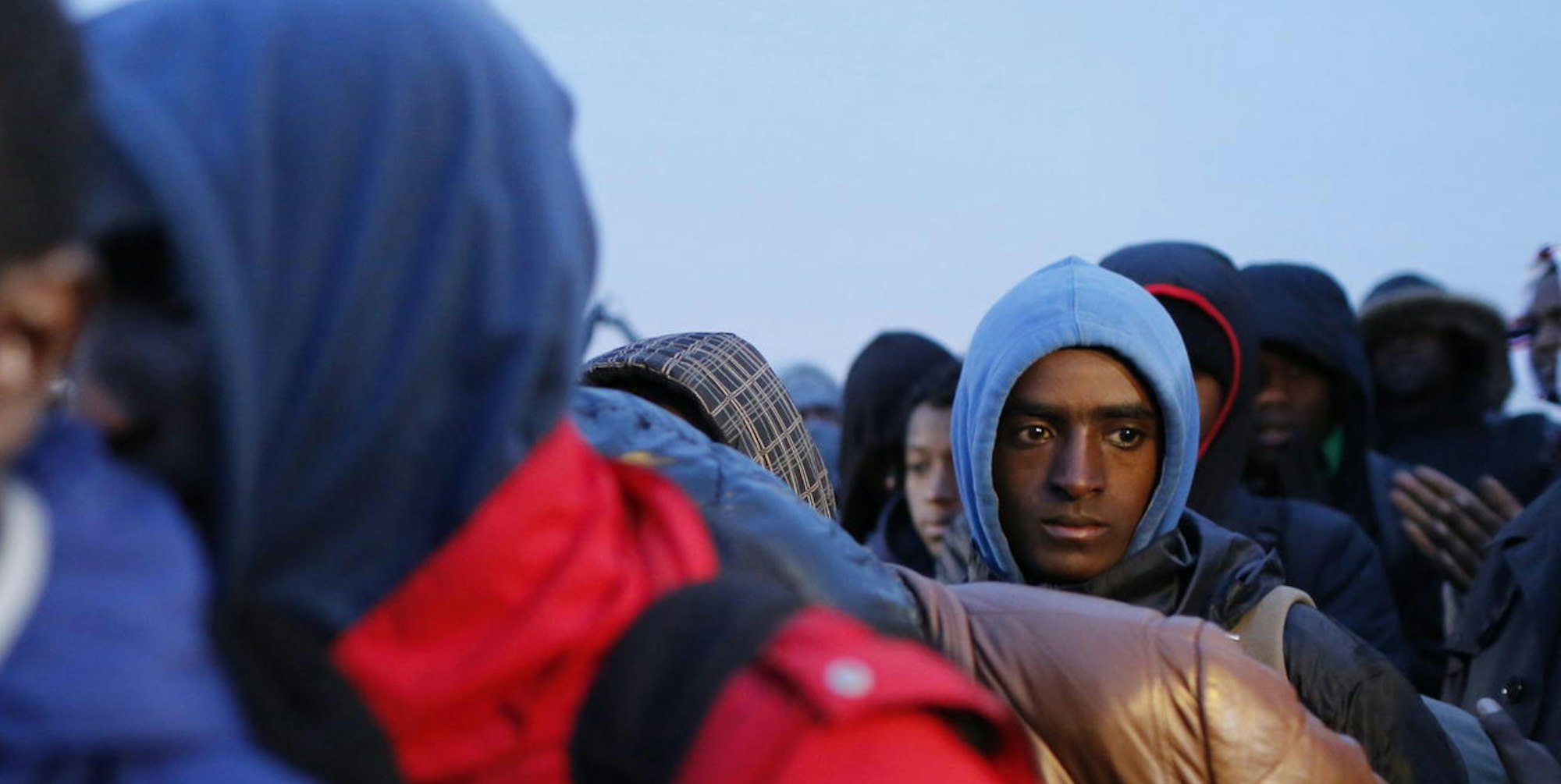 Evakuierungscamp Dschungel in Calais_dpa