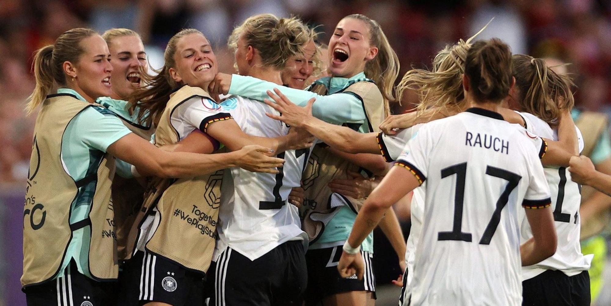 Jubel DFB-Frauen