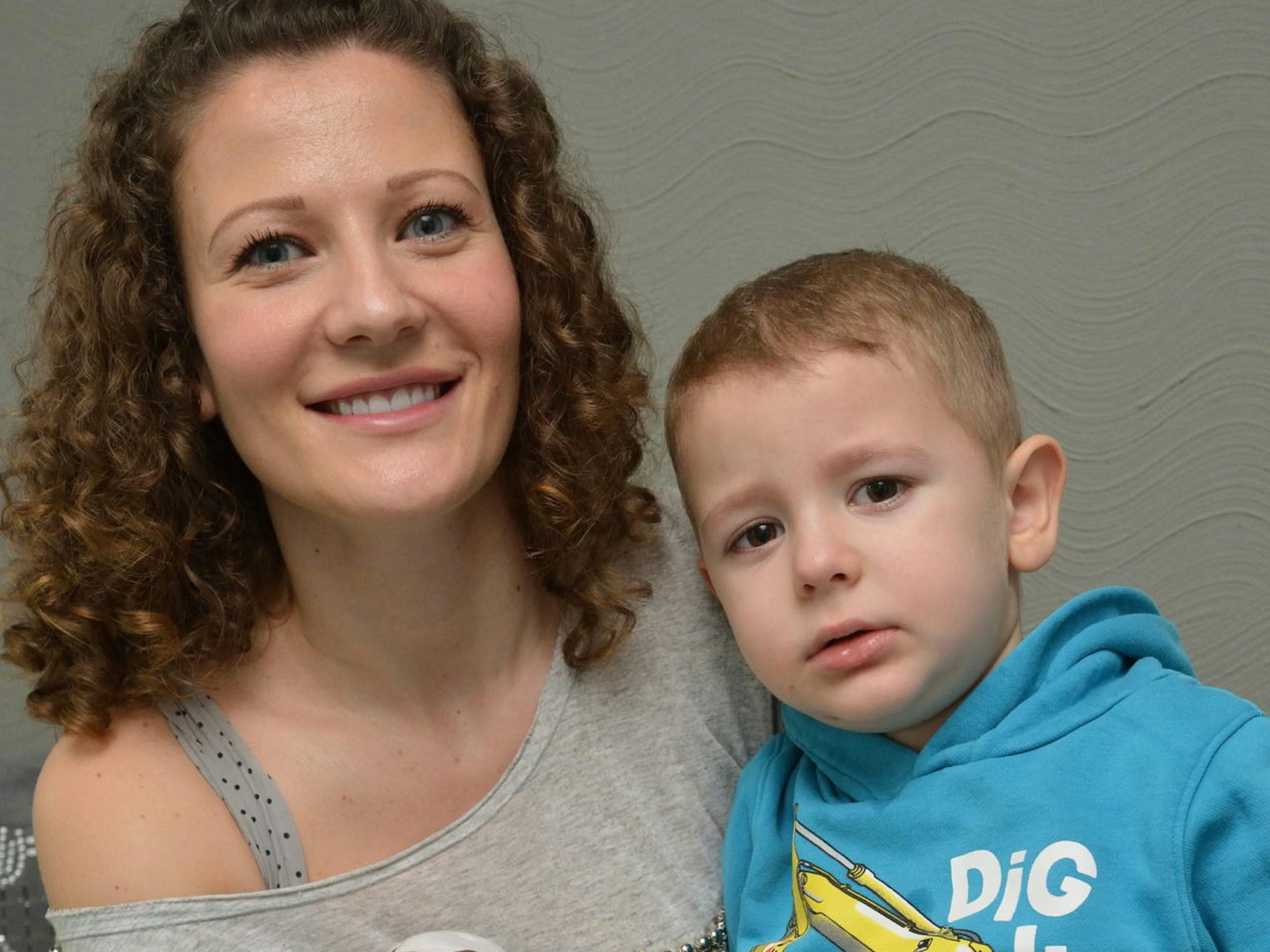 Wie Valentina Miroci (hier mit Sohn Luis)