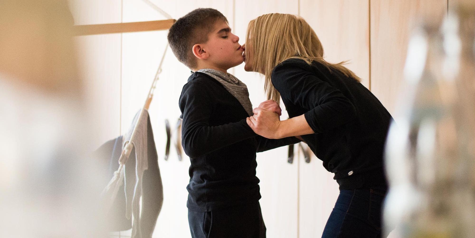 Kinderhospiz Joel Todaro mit seiner Mutter Melanie
