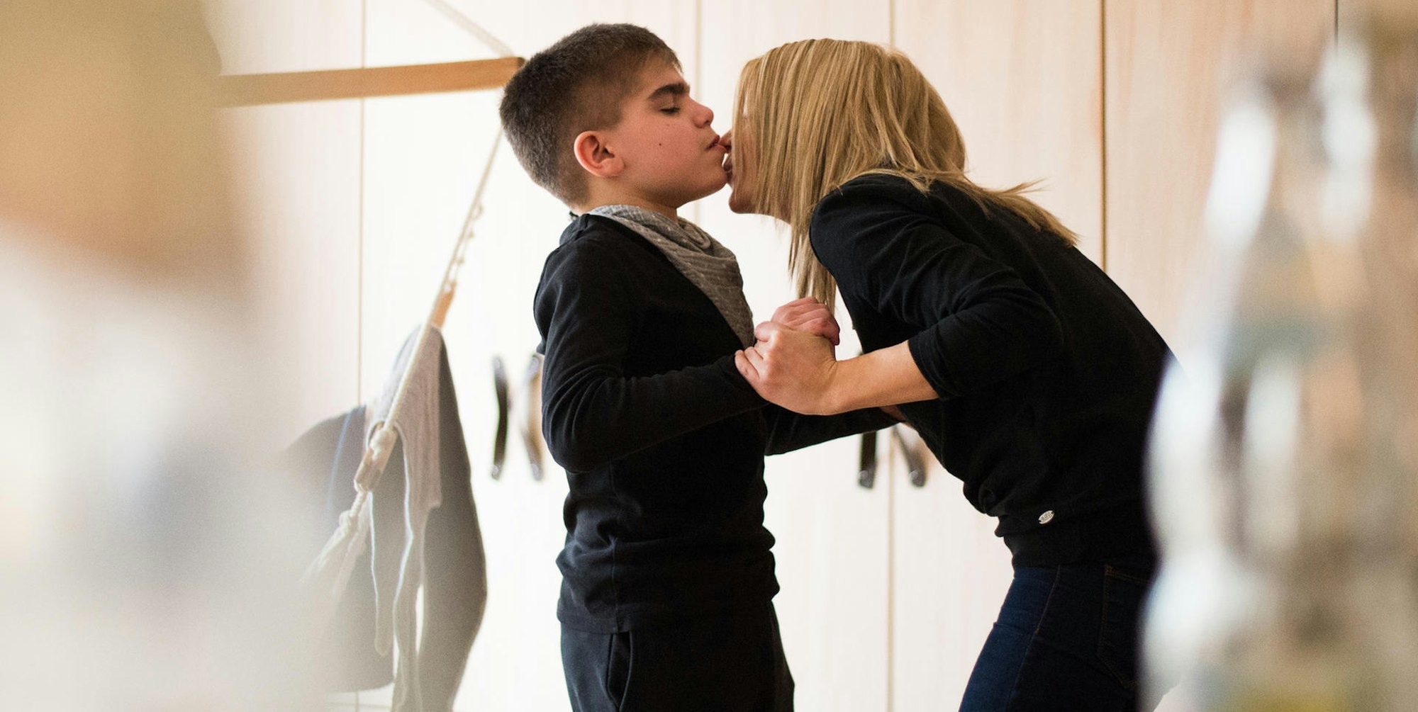 Kinderhospiz Joel Todaro mit seiner Mutter Melanie