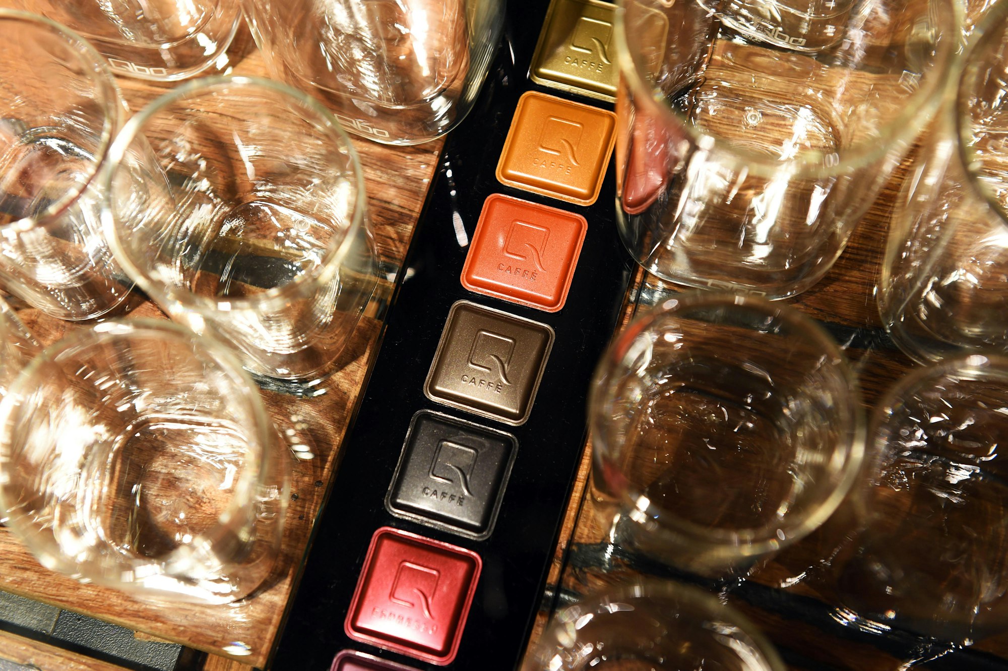 Kaffeekapseln der Tchibo-Marke Qbo