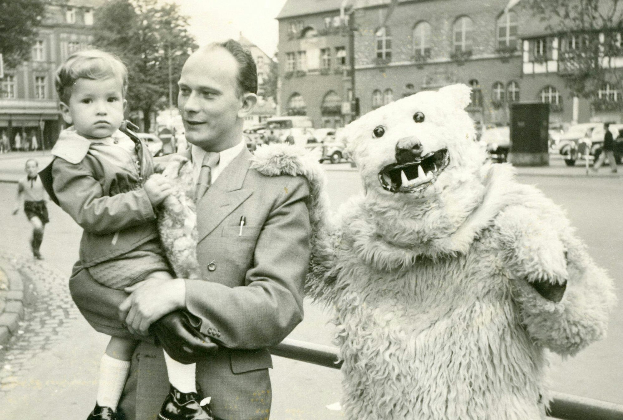 Burkhardt Unrau mit Papa