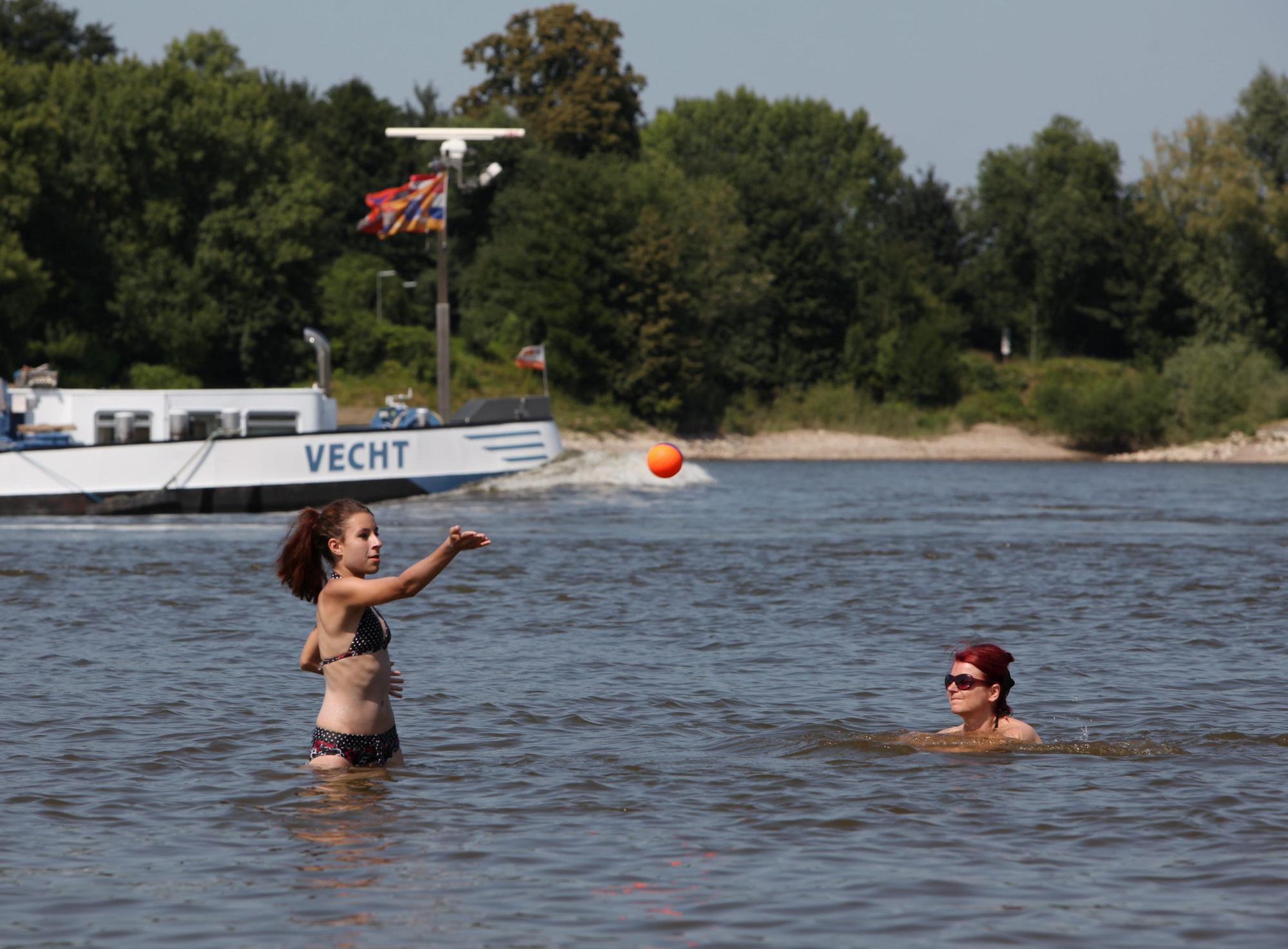 Rhein schwimmen